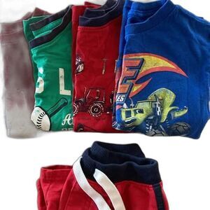 Boys 4T Short Sleeves & Shorts Lot (5pcs)